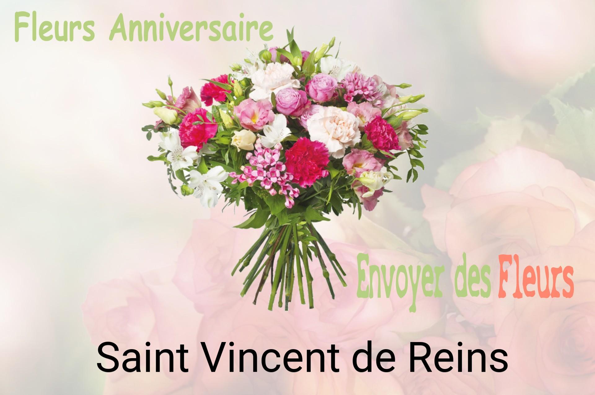 Bouquet de fleurs d’anniversaire livré à Saint-Vincent-de-Reins