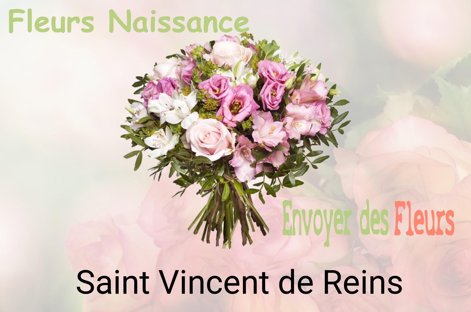 Bouquet de fleurs de naissance livré à Saint-Vincent-de-Reins